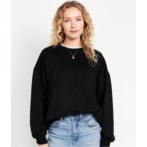 ●SOLD● NWT Women's Old Navy SoComfy Tunic Sweatshirt Sweater Top - Black